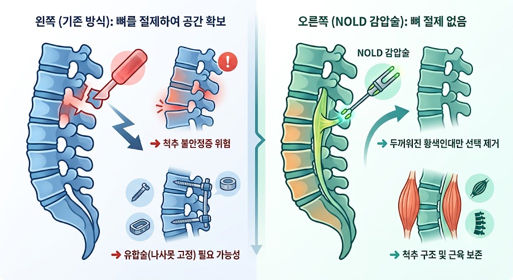 3가지로 보는 최소침습수술, 피부 상처보다 ‘뼈 보존’이 핵심인 이유